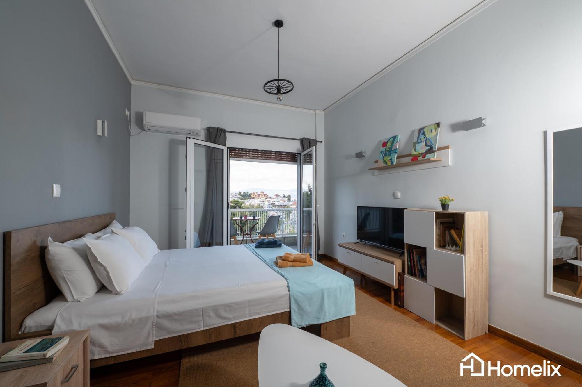30M² Cosy Studio With Panoramic Sea View Chalkida Exterior photo